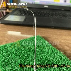 Đèn đường mô hình 1 bóng loại 2 - 9.5 cm tỉ lệ 1/100 HH03-DDAB0102100