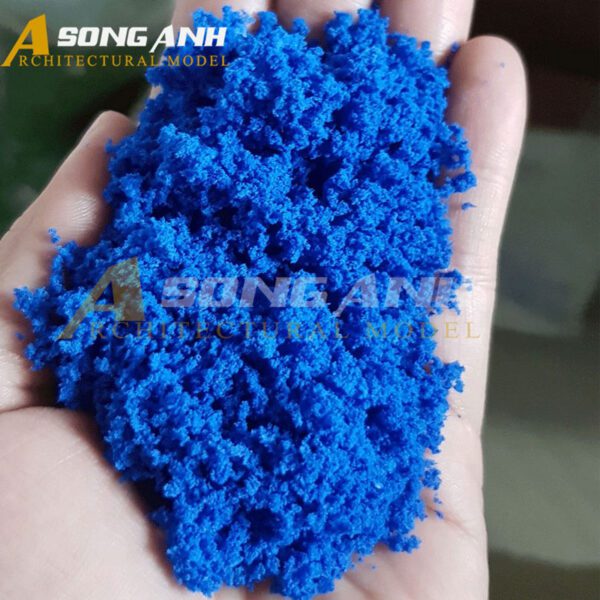 Bột cây mô hình màu xanh dương đậm loại bột HH02-BAQSDBLU01