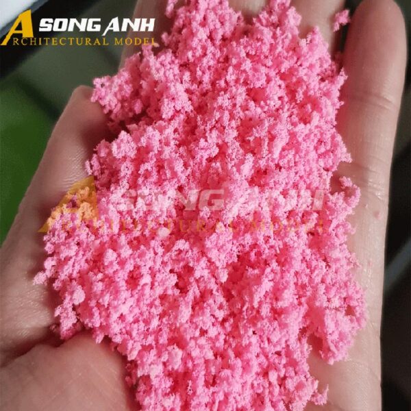 Bột cây mô hình màu hồng loại bột HH02-BAQSPNK01