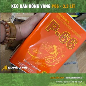 Keo dán Rồng Vàng P66 | Hộp 3.3 lít