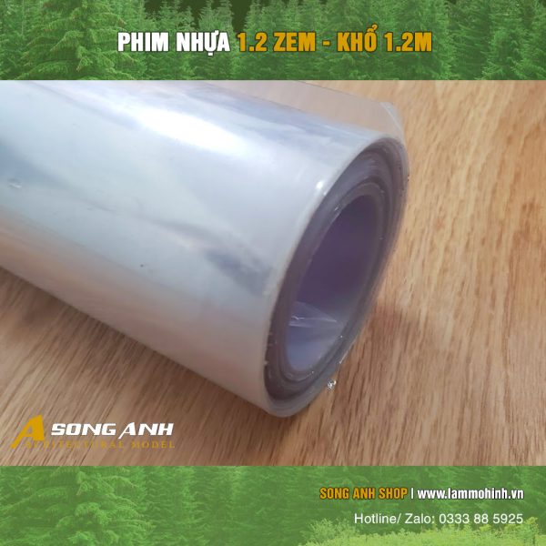 Phim nhựa 1.2 zem khổ 1.2m - 1