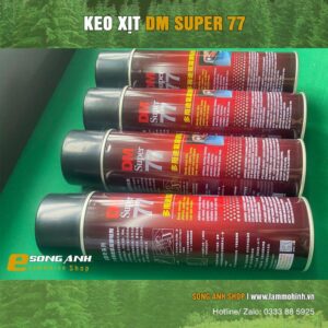 Keo xit Dm Super 77 - chai 460 gram