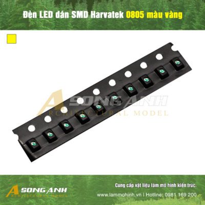 Đèn LED dán SMD Harvatek 0805 màu vàng