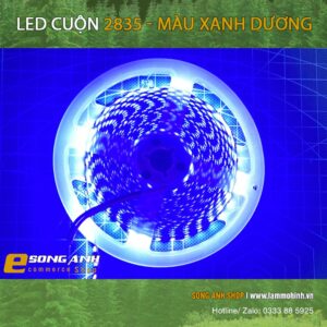 Led cuộn 2835 màu xanh dương