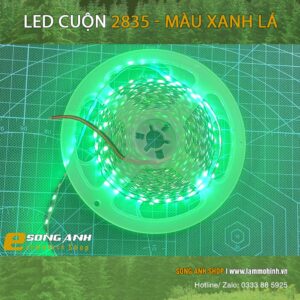 Led cuộn 2835 màu xanh lá