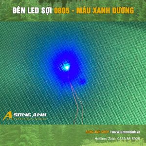 Đèn LED sợi 0805 màu xanh dương