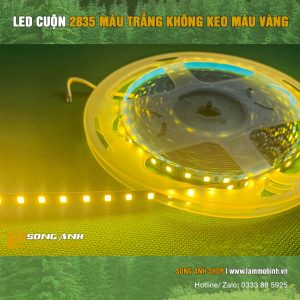 led cuộn 2835 không keo màu vàng