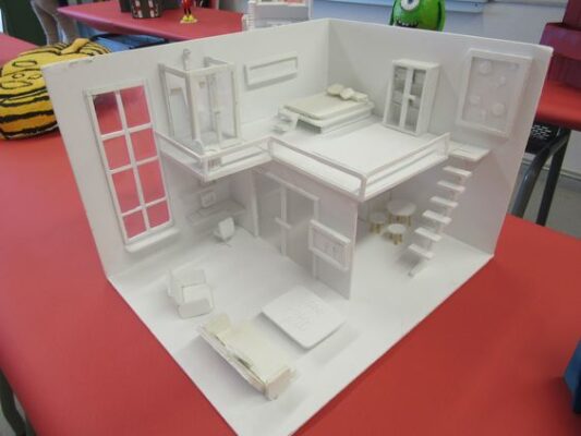 Mô hình mini bằng foam