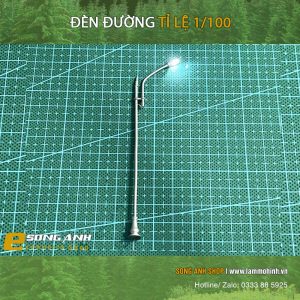 Đèn đường mô hình 1 bóng loại 2.1 | Mẫu đẹp - 1/100
