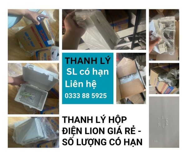 THANH LÝ HỘP ĐIỆN LION GIÁ RẺ - SỐ LƯỢNG CÓ HẠN