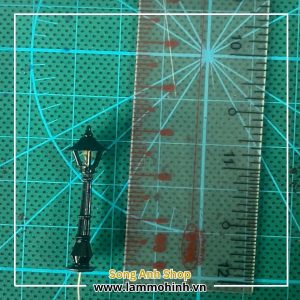 Đèn công viên mô hình 1 bóng loại 1.2 tỉ lệ 250 màu vàng 01