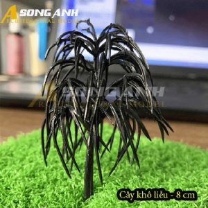 Cây liễu mô hình không lá - 8 cm