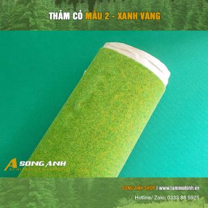 Thảm cỏ mô hình cắt theo hình cho sa bàn - Ảnh 7