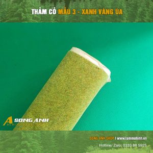 Thảm cỏ mô hình cắt theo hình cho sa bàn - Ảnh 8