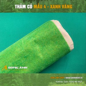 Thảm cỏ mô hình cắt theo hình cho sa bàn - Ảnh 9