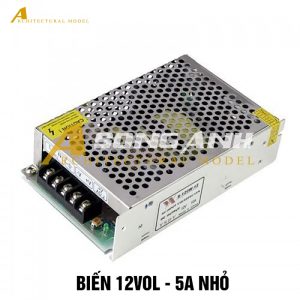 Nguồn điện tổ ong 12V - 5A không quạt