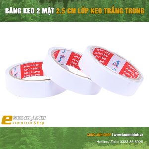 Alternative view of Băng keo 2 mặt loại giấy Happy Tape