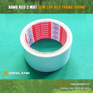 Băng keo 2 mặt loại giấy Tape House