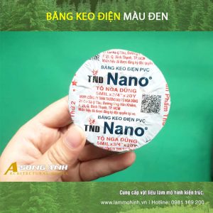 Băng keo điện màu đen