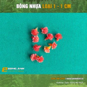 Bông nhựa mô hình loại 1 | Hoa nhựa mini trang trí tiểu cảnh