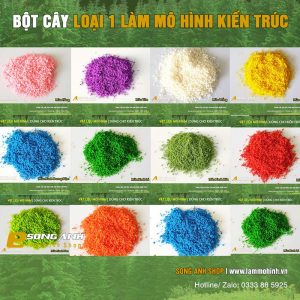 Bột cây mô hình loại 1 | Loại bột nhiều màu sắc