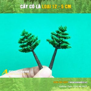Cây mô hình có lá mẫu 12