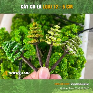 Alternative view of Cây mô hình có lá mẫu 12
