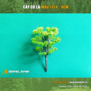 Cây mô hình có lá mẫu 1214