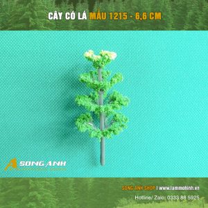 Cây mô hình có lá mẫu 1215
