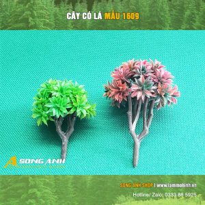 Cây mô hình có lá mẫu 1609