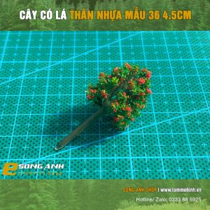 Cây mô hình có lá thân nhựa mẫu 36 | Nhiều kích thước