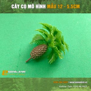 Alternative view of Cây cọ mô hình thân nhựa loại 1 | Trang trí mô hình