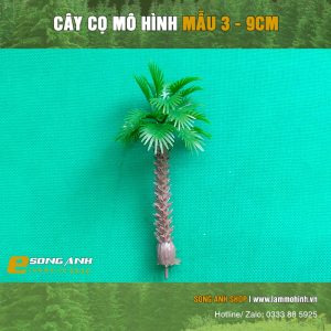 Cây cọ mô hình thân nhựa loại 3 | Nhiều kích thước