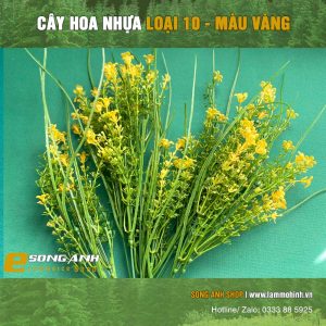 Cây hoa nhựa loại 10