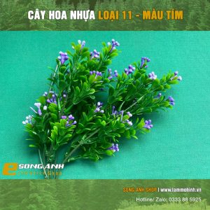 Cây hoa nhựa loại 11