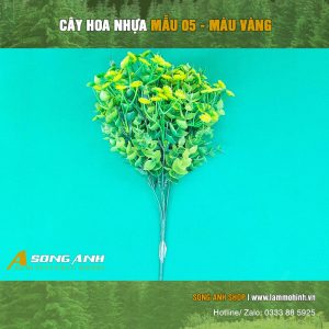 Cây hoa nhựa loại 5