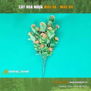 Cây hoa nhựa loại 6