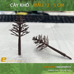 Cây khô mô hình thân nhựa loại 12 | Nhiều kích thước