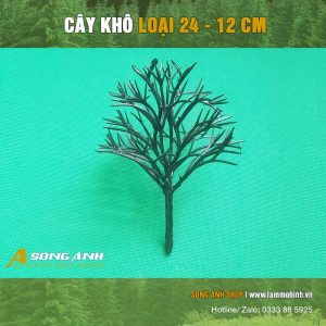 Alternative view of Cây khô mô hình thân nhựa loại 24 | Nhiều kích thước và tỉ lệ