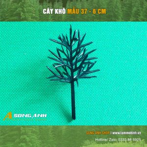 Alternative view of Cây khô mô hình thân nhựa loại 37