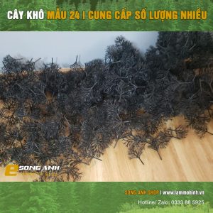 Cây khô mô hình thân nhựa loại 24 | Nhiều kích thước và tỉ lệ - Ảnh 5
