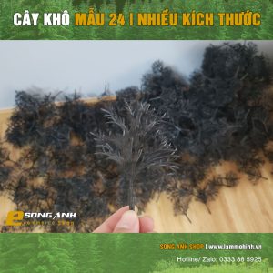 Cây khô mô hình thân nhựa loại 24 | Nhiều kích thước và tỉ lệ - Ảnh 4