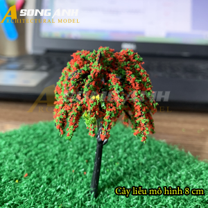 Cây liễu 8cm thân nhựa