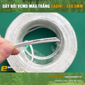 Alternative view of Dây điện đôi mềm CADIVI 2x0.5