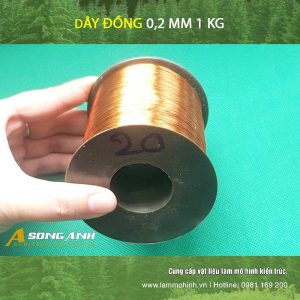 Dây đồng 0,2 mm 1 kg