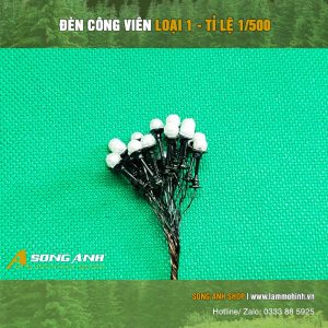 Đèn công viên mô hình 1 bóng loại 1.1 | Nhiều tỉ lệ - Ảnh 3