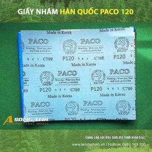 Alternative view of Giấy nhám Hàn Quốc PACO | Nhiều quy cách