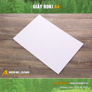 Alternative view of Giấy roki khổ A4