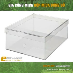 Hộp Mica đựng đồ | Nhiều kích thước theo yêu cầu