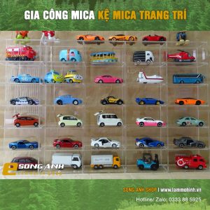 Kệ Mica trang trí | Nhiều tầng theo yêu cầu